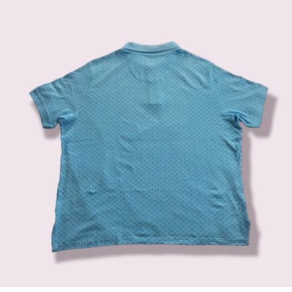 HB Harbor Bay Polo Shirt Size 2XL Short Sleeve 100% cotton Light Blue Color - Picture 3 of 7